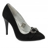 Elegante Damenschuhe 1279 schwarz Antilope
