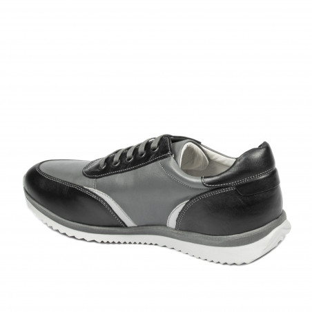 Jugendsportschuhe 374 schwarz+grau