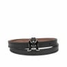 Damengürtel 42-1mc schwarz Nappa