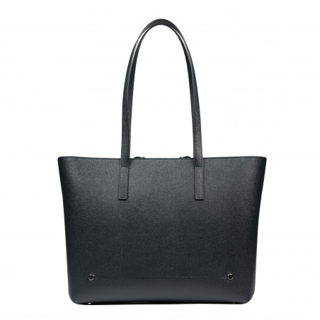 Damentasche Schultertasche 034g 01 Indigo Safiano