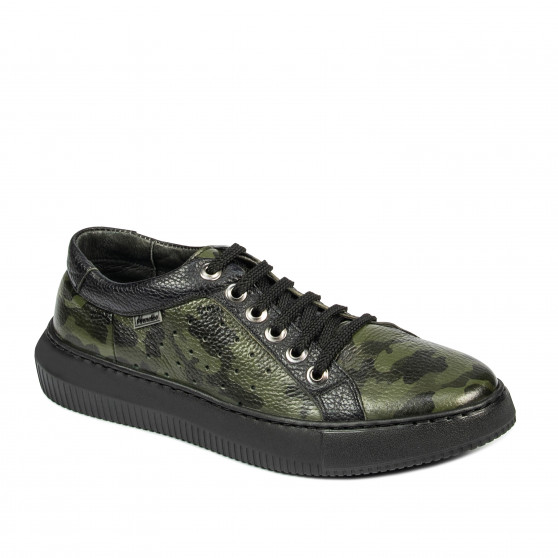 Herren Freizeitschuhe/Sportschuhe 841-1 Tarnung Grün Herren Freizeitschuhe/Sportschuhe 841-1 Tarnung Grün