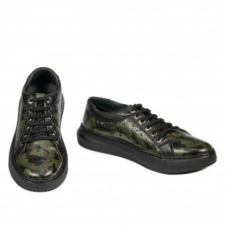 Herren Freizeitschuhe/Sportschuhe 841-1 Tarnung Grün
