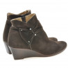 Damenstiefel 242 Kaffee Veloursleder