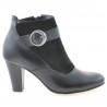 Damenstiefel 1123 schwarz kombiniert