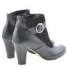 Damenstiefel 1123 schwarz kombiniert