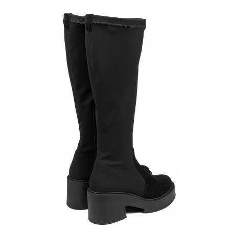 Damenschuhe 3404 schwarze Bufo kombiniert
