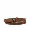 Damengürtel 42cm Wildleder braun