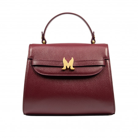 Damenschultertasche 033g burgundy