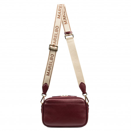 Damentasche Schultertasche 014g burgund