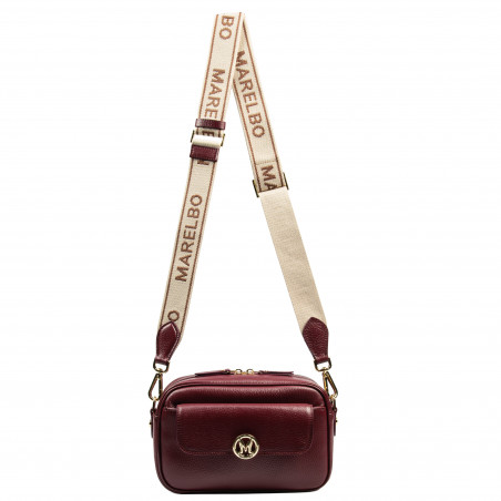 Damentasche Schultertasche 014g burgund