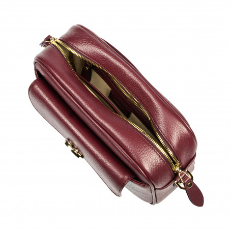 Damentasche Schultertasche 014g burgund