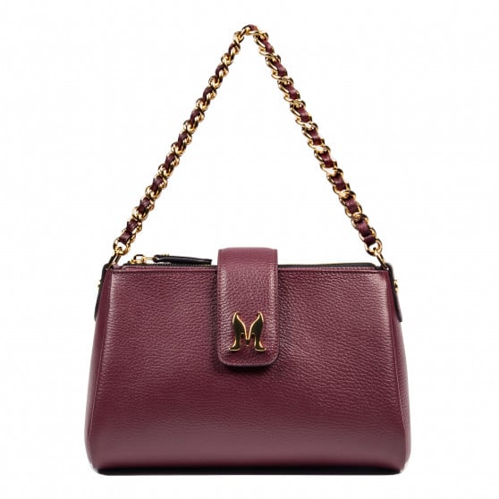 Damentasche Schultertasche 003g burgundy Damentasche Schultertasche 003g burgundy