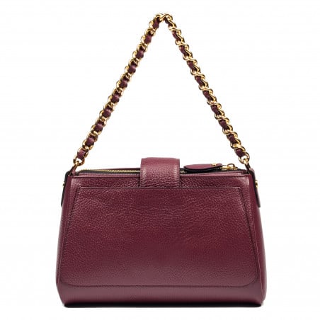 Damentasche Schultertasche 003g burgundy