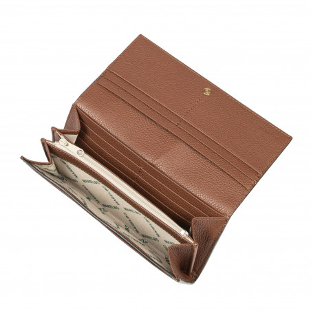 Damenportemonnaie 207g Cognacbraun