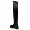 Damenstiefel 3405 kombiniert schwarzer Nubuk