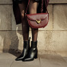Damen-Umhängetasche 035g burgundy