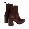 Damen-Stiefeletten mit Absatz 1401 braun