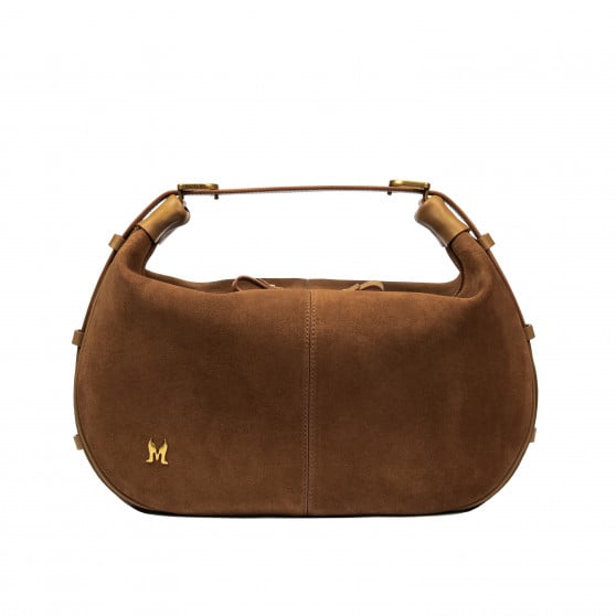 Damentasche Handtasche 038g Wildleder Braun Damentasche Handtasche 038g Wildleder Braun