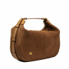 Damentasche Handtasche 038g Wildleder Braun
