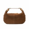 Damentasche Handtasche 038g Wildleder Braun