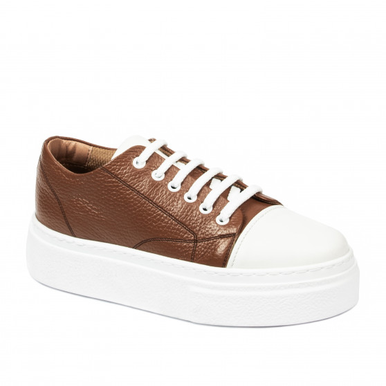 Damen Sneakers 6083 braun kombiniert Damen Sneakers 6083 braun kombiniert