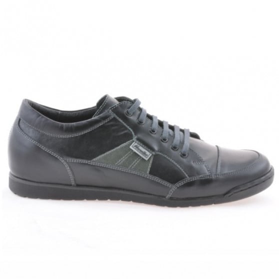 Herren-Sportschuhe 716 schwarz+grau