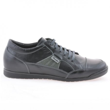 Herren-Sportschuhe 716 schwarz+grau