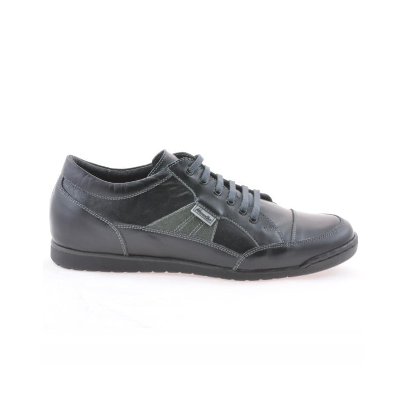 Herren-Sportschuhe 716 schwarz+grau