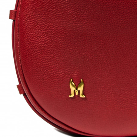 Handtasche Damen 038g Rot Kaviar