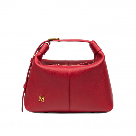 Damenhandtasche 037g Rot Kaviar