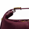 Damentasche Handtasche 037g Wildleder Bordeaux