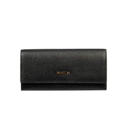 Damen Geldbörse 207g schwarz Kaviar M