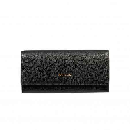 Damen Geldbörse 207g schwarz Kaviar M
