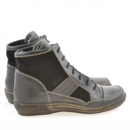 Damenschuhe 3227 Kaffee kombiniert