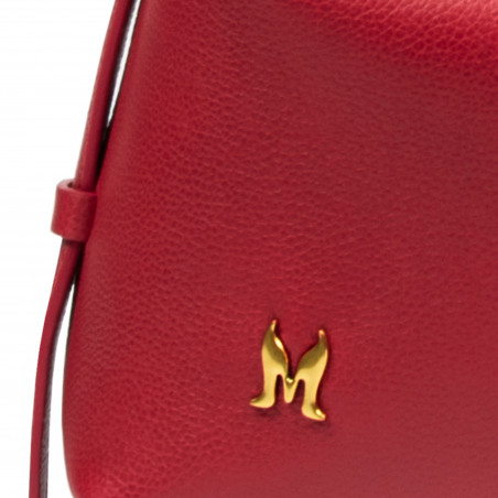 Damenhandtasche 037g Rot Kaviar