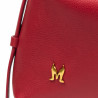Damenhandtasche 037g Rot Kaviar