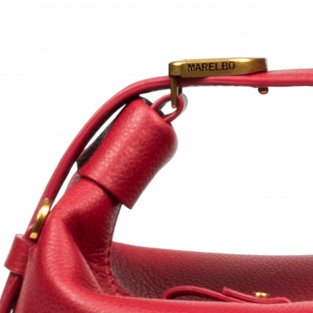 Damenhandtasche 037g Rot Kaviar