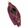 Damentasche Handtasche 037g Wildleder Bordeaux