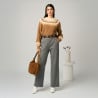 Damentasche Handtasche 038g Wildleder Braun lifestyle