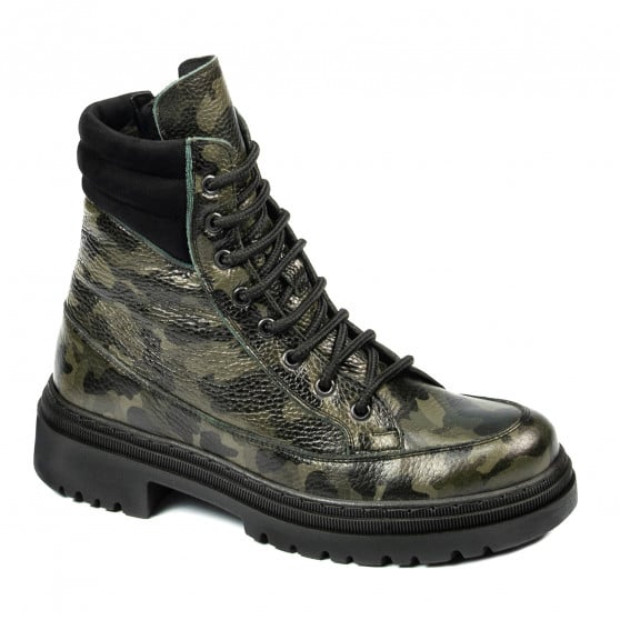 Damenstiefel 3362 khaki Camouflage Damenstiefel 3362 khaki Camouflage