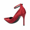 Elegante Damenschuhe 1311 roter Satin