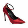Elegante Damenschuhe 1311 roter Satin