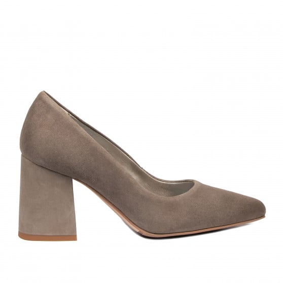 Elegante Damenschuhe 1315 Sand Velours Elegante Damenschuhe 1315 Sand Velours
