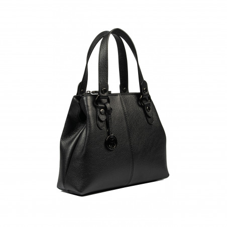 Damentasche Schultertasche 004g 02 schwarz