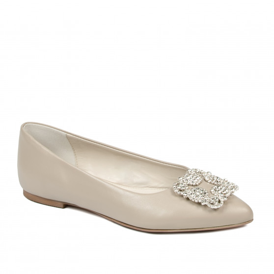 Damen Ballerinas 1301 Greige Damen Ballerinas 1301 Greige
