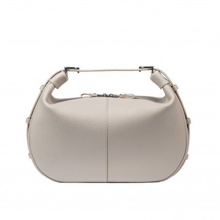 Handtasche für Damen 038g 01 perlmuttfarben beige