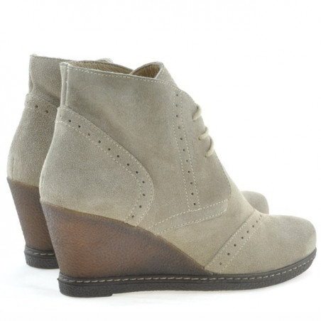 Damenstiefel 3230-1 Sand Velours