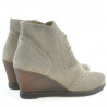 Damenstiefel 3230-1 Sand Velours