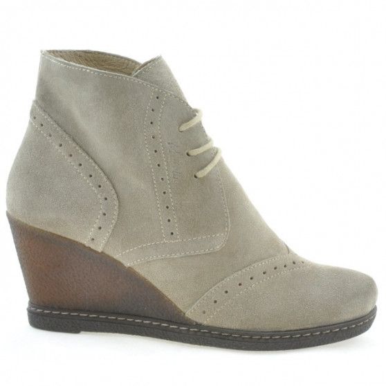 Damenstiefel 3230-1 Sand Velours Damenstiefel 3230-1 Sand Velours