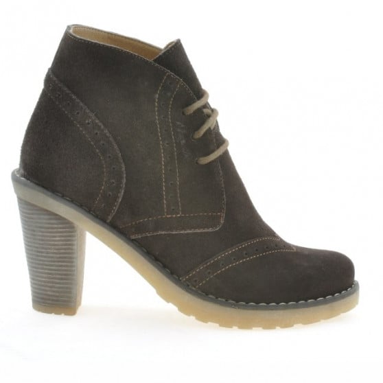 Damenstiefeletten 3230 Kaffee Velours Damenstiefeletten 3230 Kaffee Velours